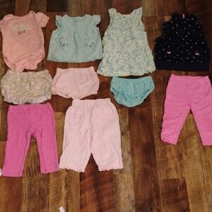 9 Month Baby Girl Clothes Bundle!